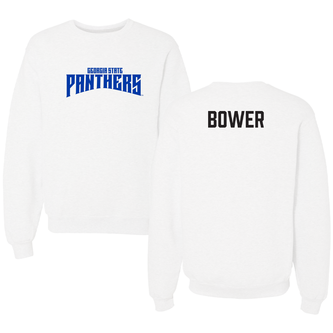 Georgia State University Softball White Classic Crewneck - Briana Bower