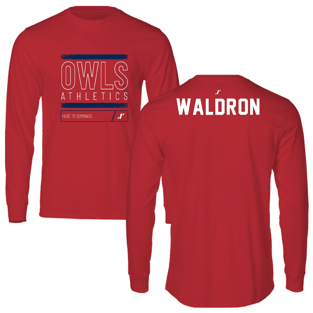 Florida Atlantic University Dance Red Dominate Performance Long Sleeve - Arianna Waldron