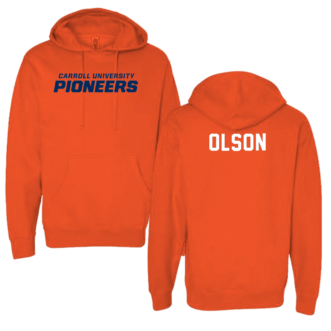 Carroll University TF and XC Orange Hoodie - Bailey Olson