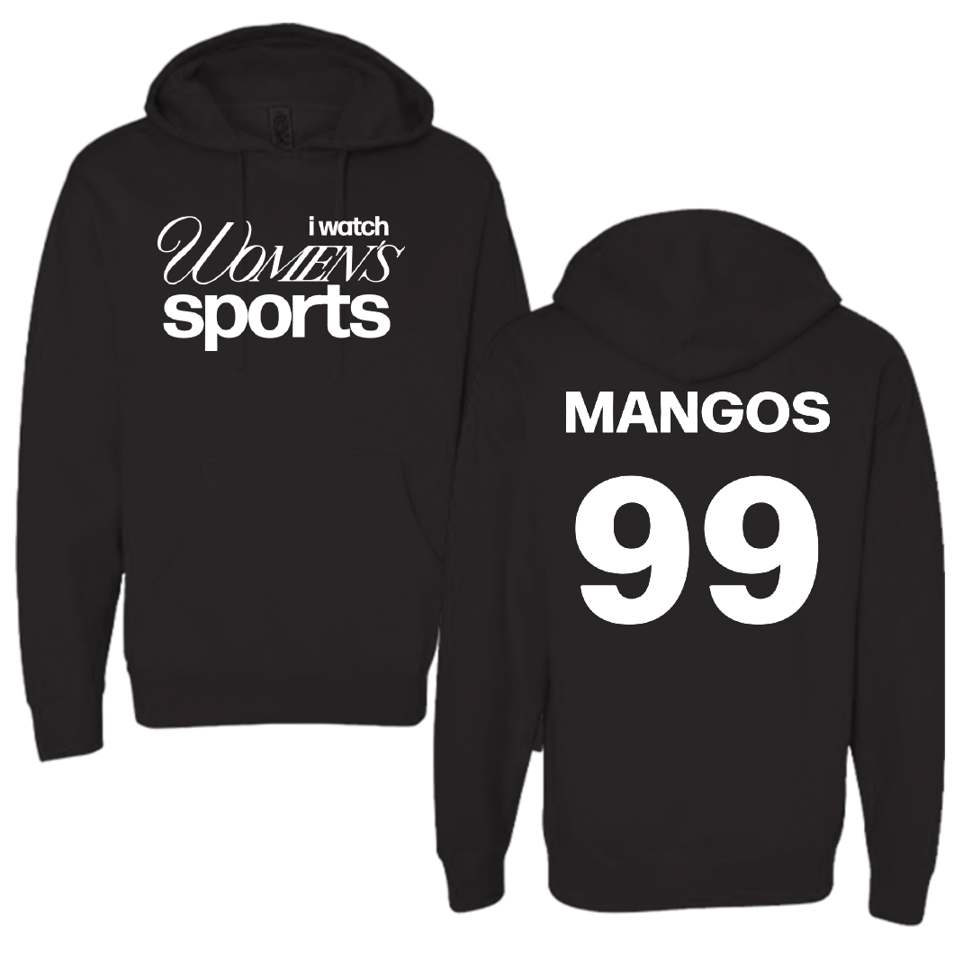 St. Bonaventure University Softball Black WHM Hoodie - #99 Reagan Mangos