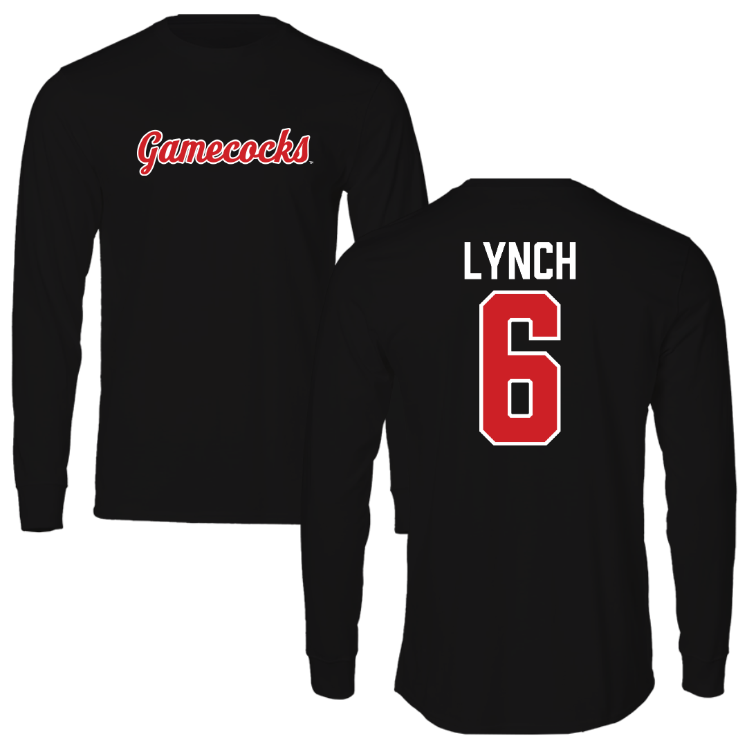 Jacksonville State University Beach Volleyball Black Performance Long Sleeve - #6 Carley Lynch