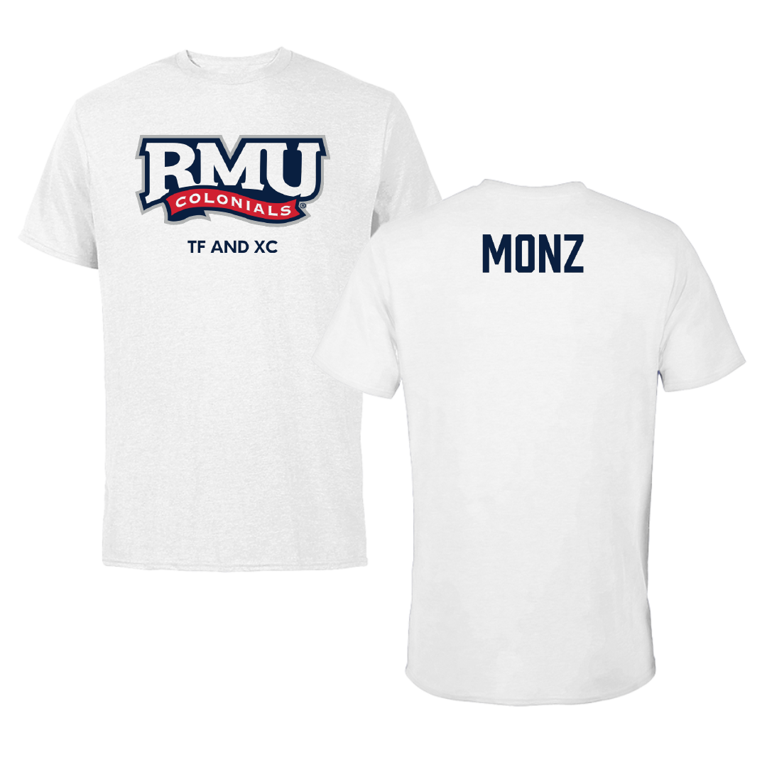 Robert Morris University TF and XC White Tee - Dea Monz