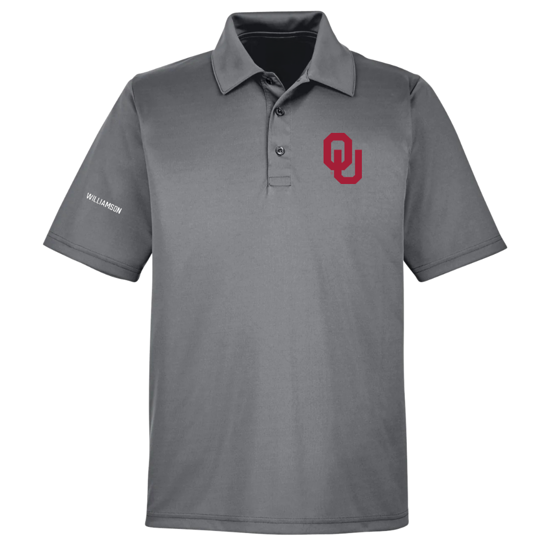 University of Oklahoma TF and XC Light Gray Polo - Grace Williamson