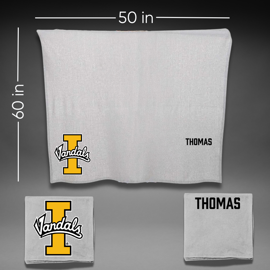 University of Idaho TF and XC Gray Vandals Blanket - Reid Thomas