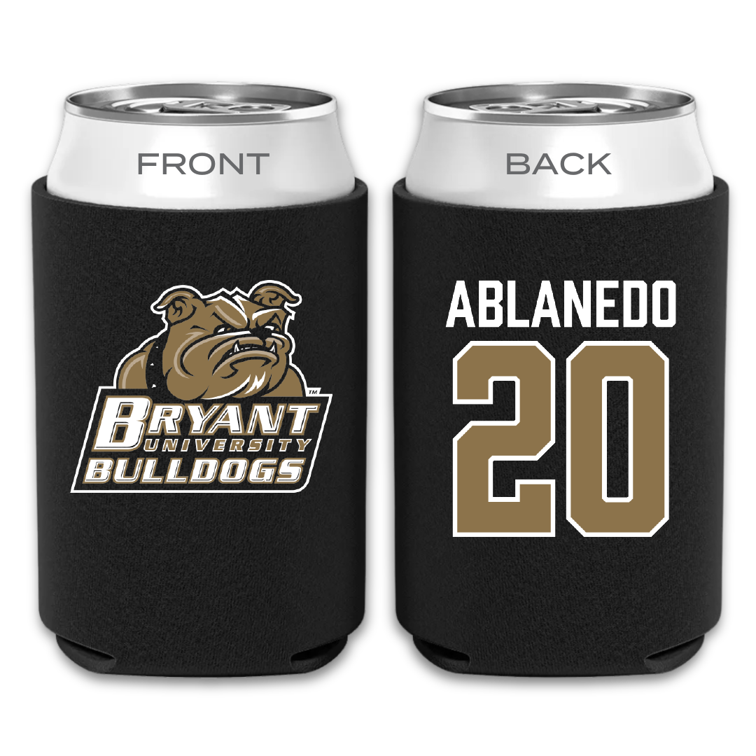 Bryant University Soccer Black Can Cooler - #20 Pablo Ablanedo