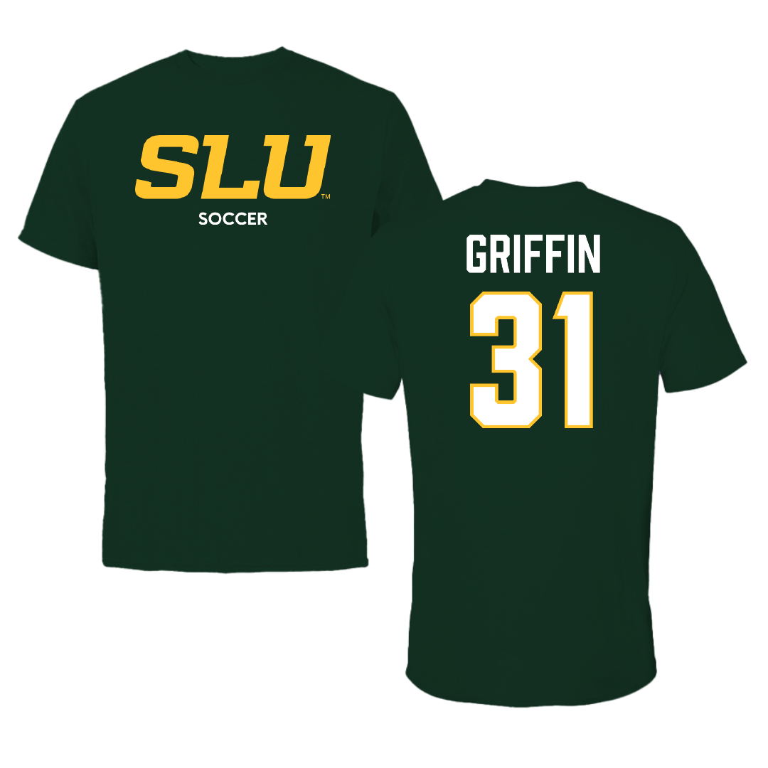 Southeastern Louisiana University Soccer (W) Forest Green Performance Tee - #31 Olivia Griffin