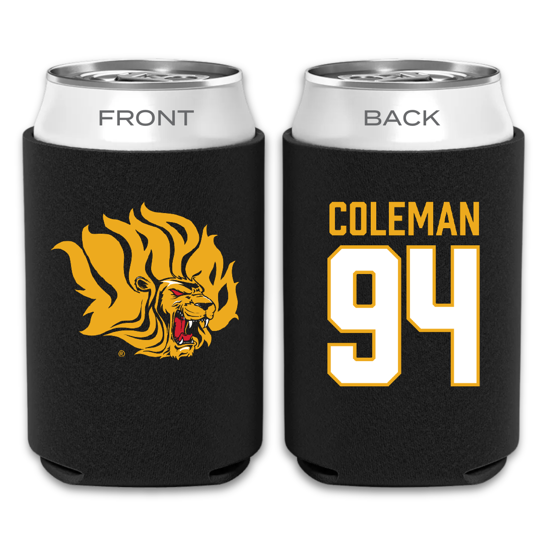 University of Arkansas-Pine Bluff Football Black Can Cooler - #94 Cameron Coleman