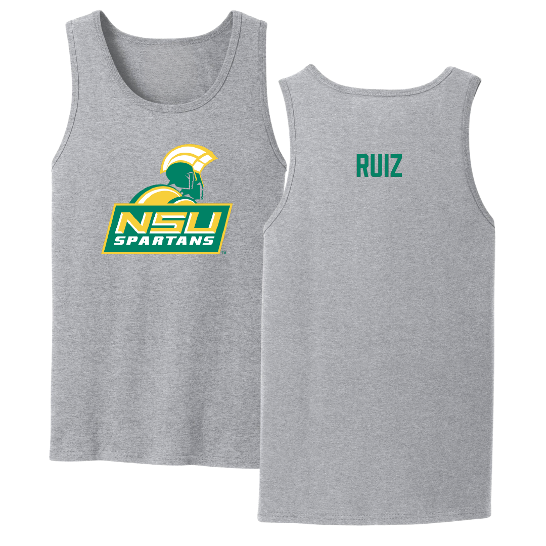Norfolk State University Tennis Sport Gray Tank Top - Laura Ruiz