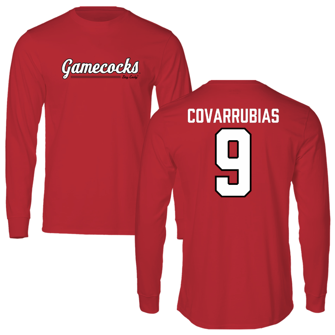 Jacksonville State University Bowling Red General Performance Long Sleeve - #9 Keyla Covarrubias