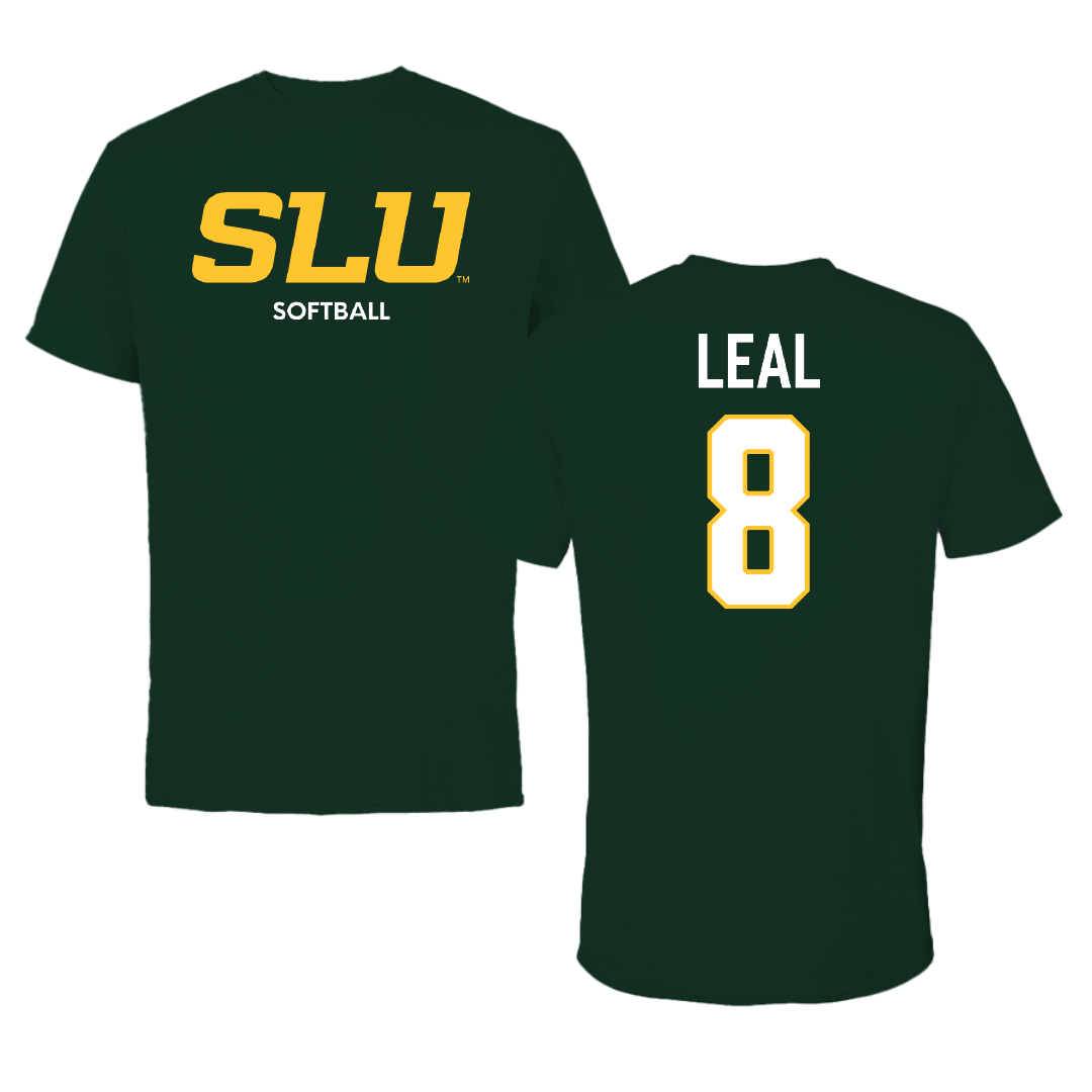 Southeastern Louisiana University Softball Forest Green Tee - #8 Maddie Leal