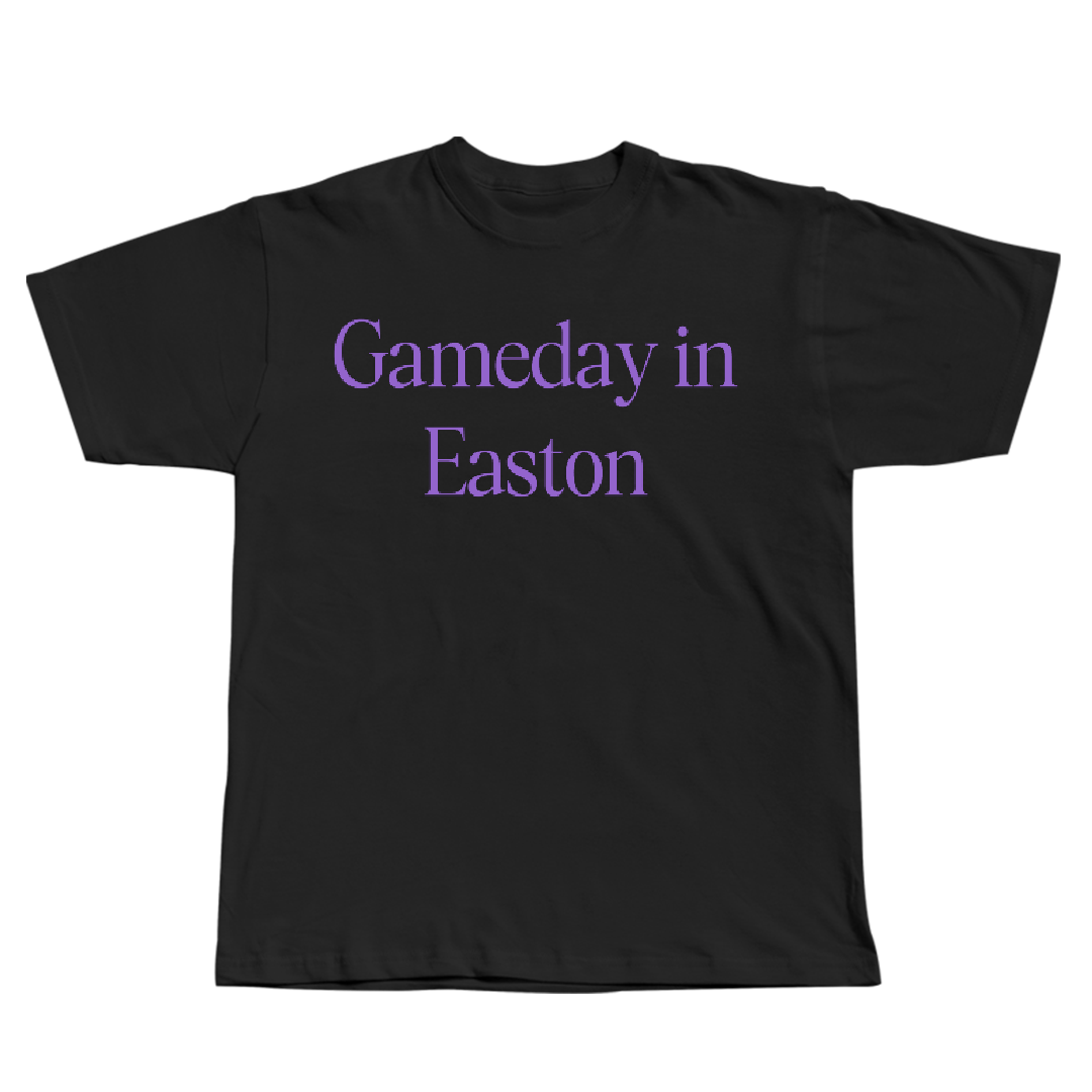 Stonehill College Football Black Gameday Tee - #26 Marcus Crawford