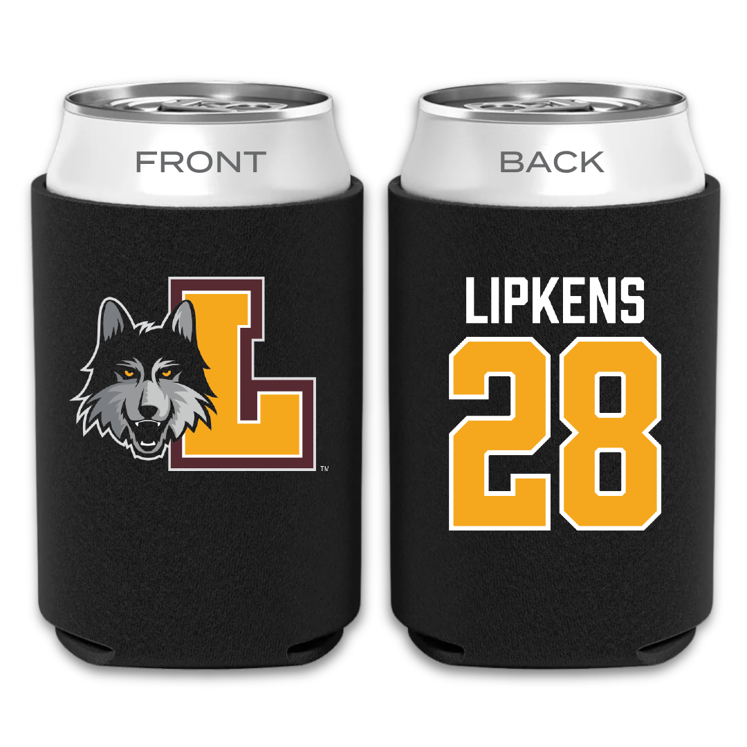 Loyola University-Chicago Soccer Black Can Cooler - #28 Naya Lipkens