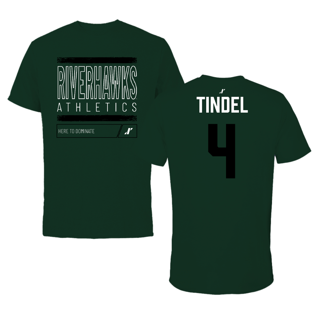Northeastern State University Softball Forest Green Dominate Tee - #4 Korynn Tindel