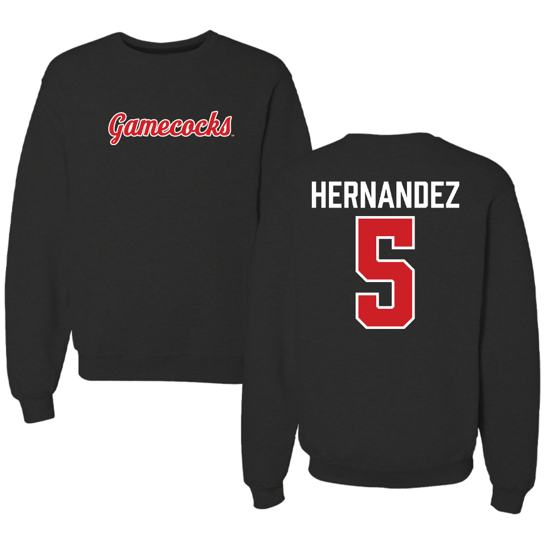 Jacksonville State University Baseball Black Crewneck - #5 Javon Hernandez