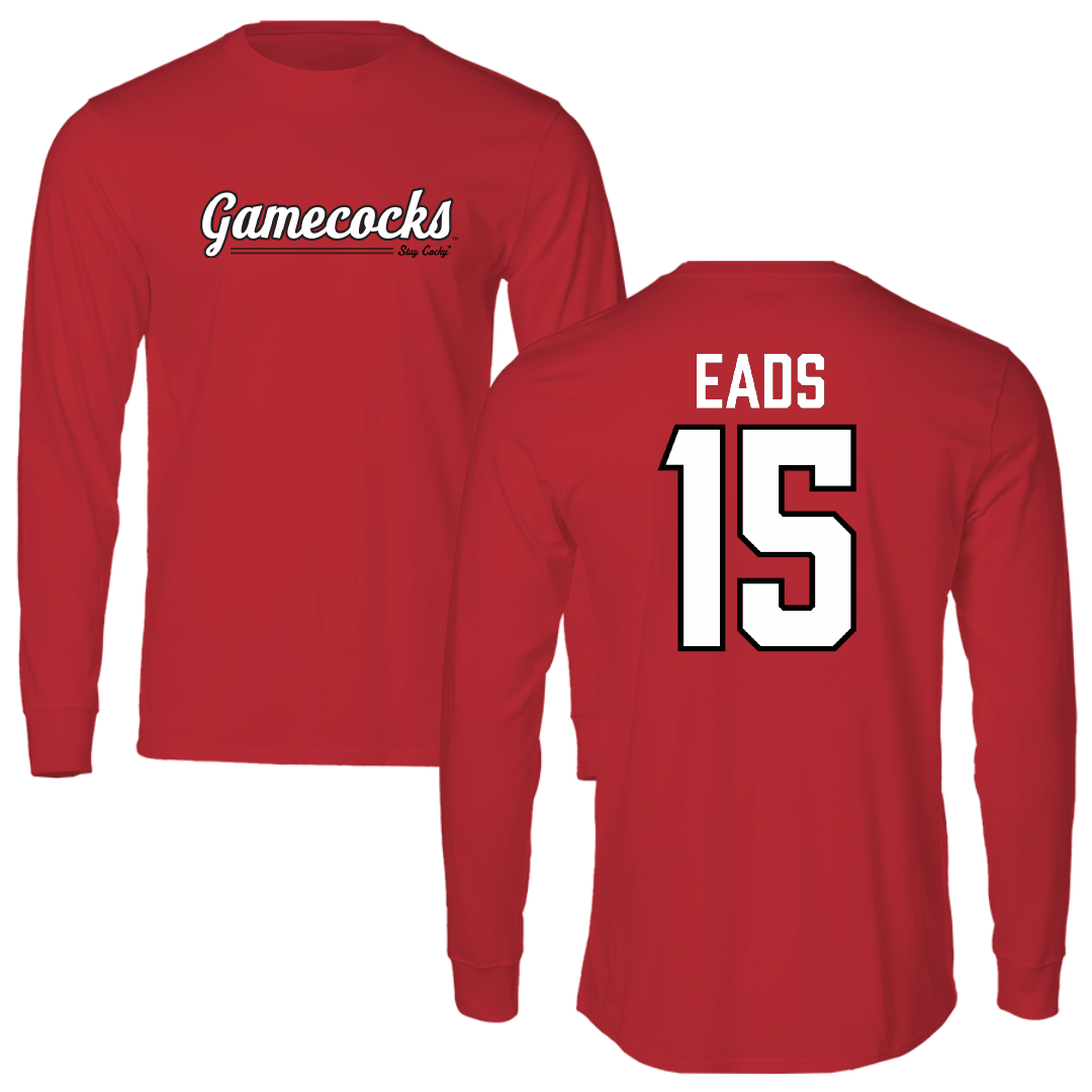 Jacksonville State University Soccer Red General Long Sleeve - #15 Baylee Eads