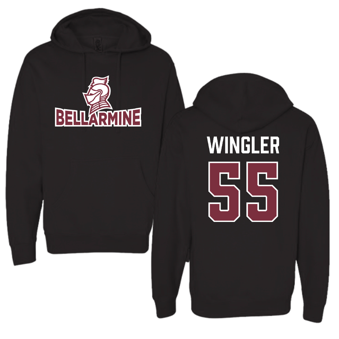 Bellarmine University Basketball (W) Black Hoodie - #55 Kendall Wingler