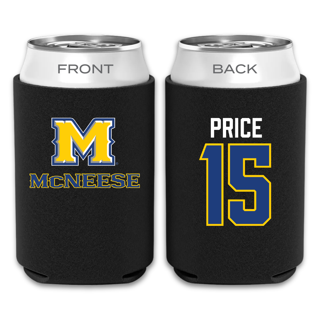 McNeese State University Football Black Can Cooler - #15 Maurquel Price