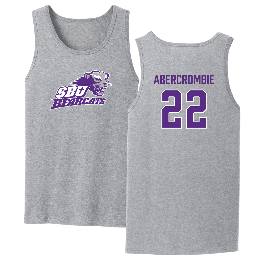 Southwest Baptist University Football Sport Gray Tank Top - #22 Jordan Abercrombie