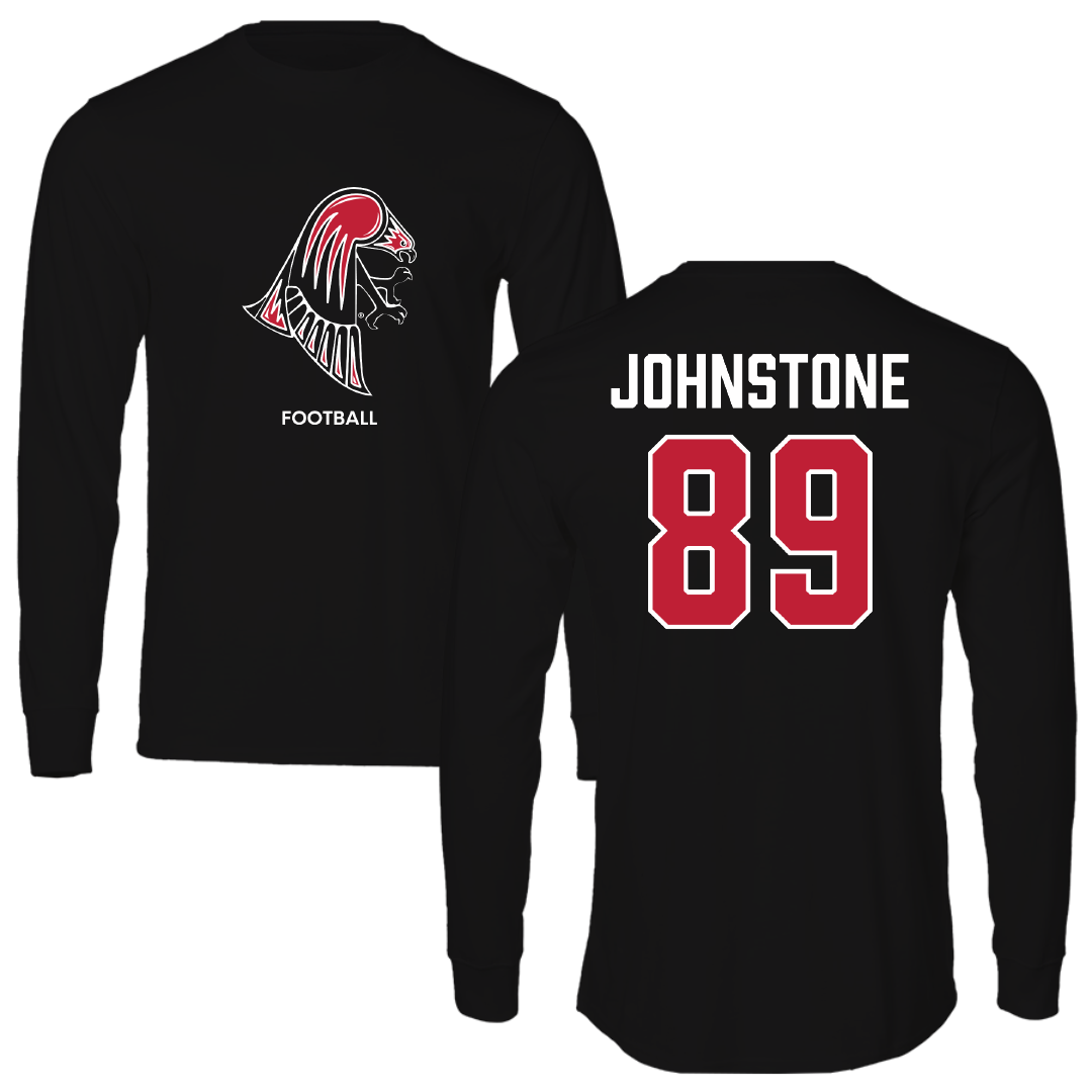 University of Wisconsin-River Falls Football Black Mascot Performance Long Sleeve - #89 Adam Johnstone
