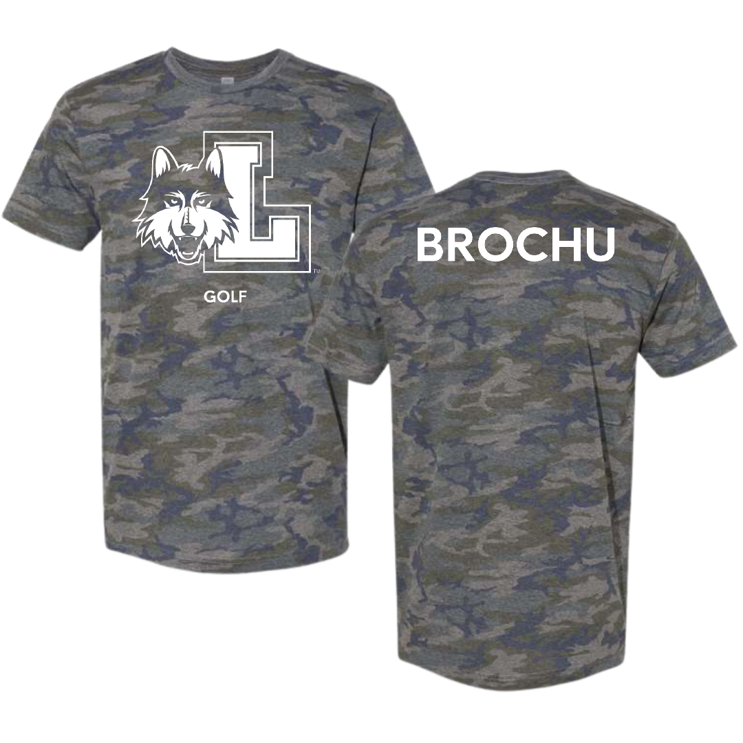 Loyola University-Chicago Golf (W) Vintage Camo Tee - Jolie Brochu