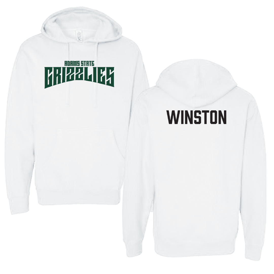 Adams State University Football White Classic Hoodie - JaiVyence Winston