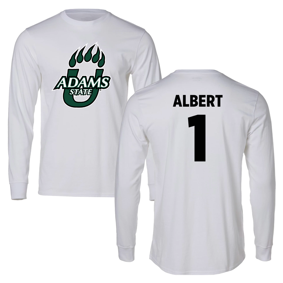 Adams State University Soccer White Long Sleeve - #1 Lianna Albert