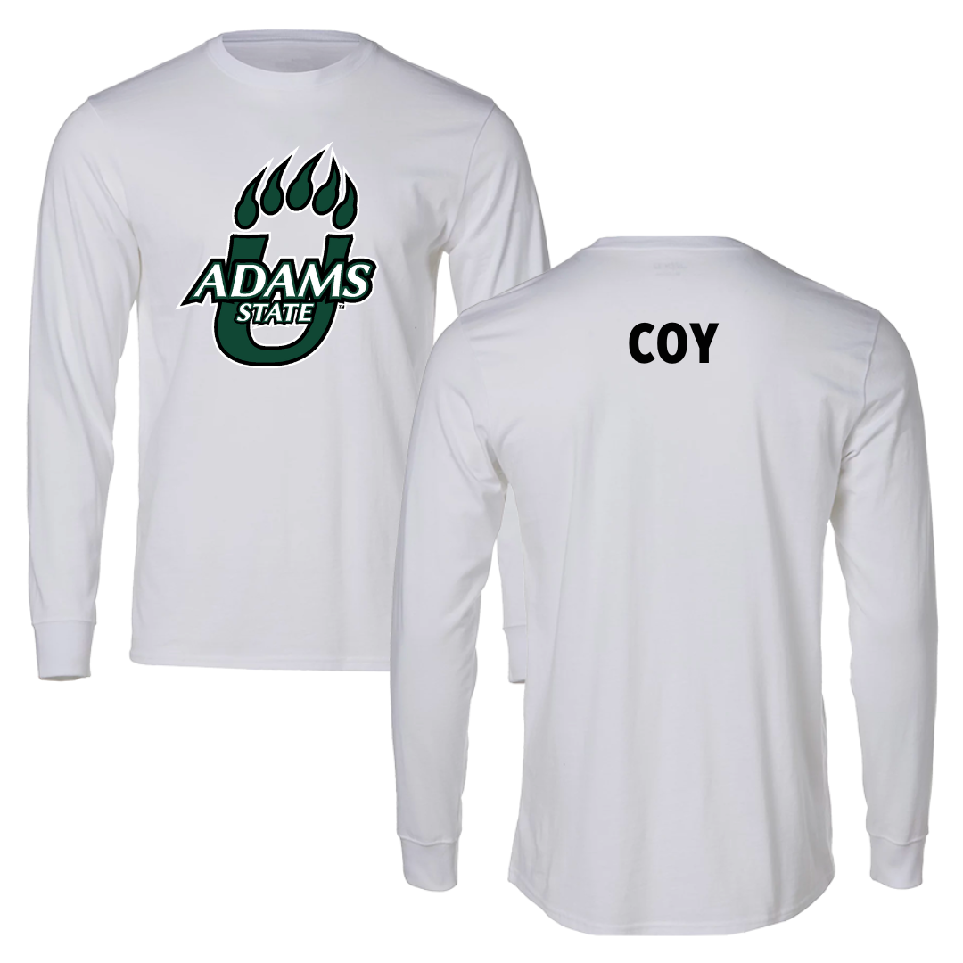 Adams State University Wrestling White Long Sleeve - Greg Coy