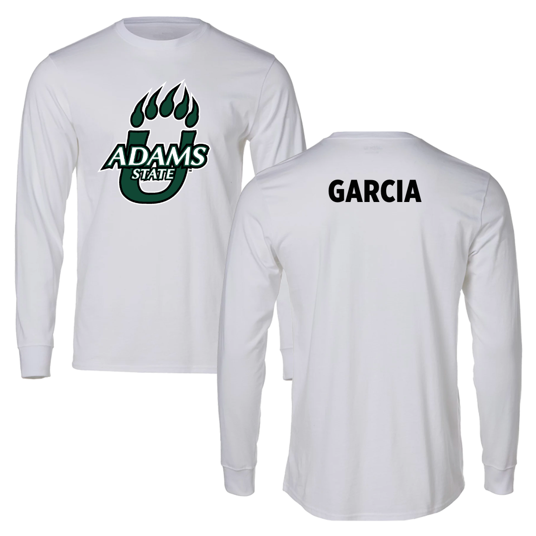 Adams State University Wrestling White Long Sleeve - Abraham Garcia