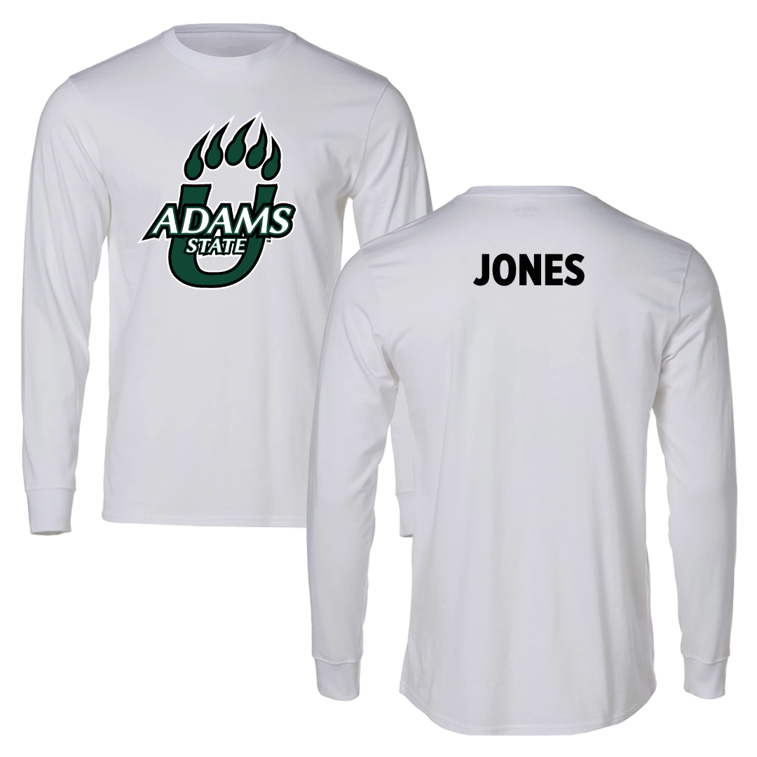 Adams State University Swimming White Long Sleeve - Joshua Jones