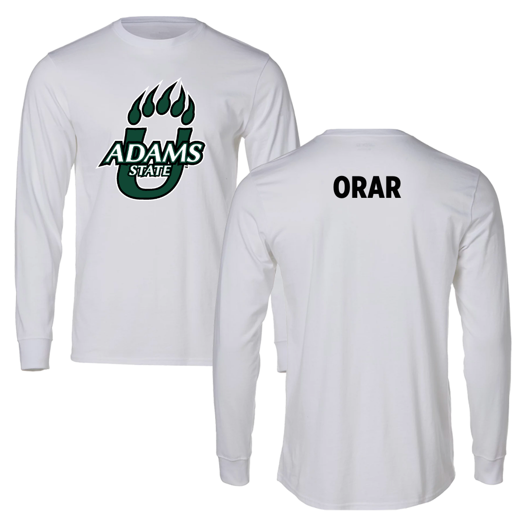 Adams State University TF and XC White Long Sleeve - Aron Orar