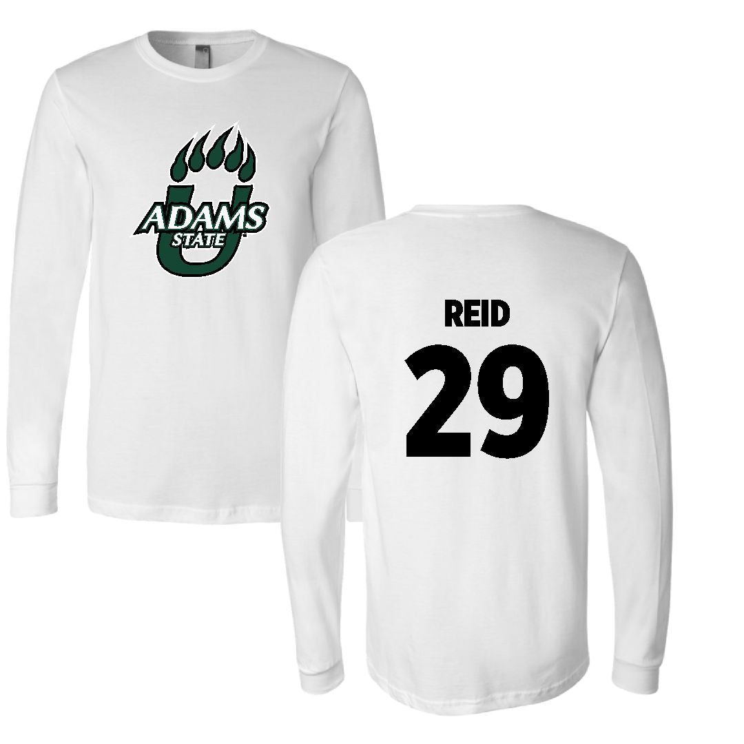 Adams State University Football White Long Sleeve - #29 Alex Reid