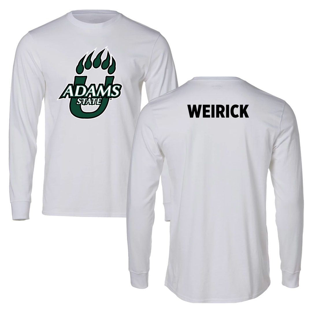 Adams State University Golf White Long Sleeve - Keona Weirick